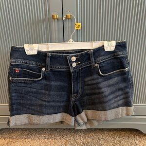 Women’s Hudson Jeans Ruby Dark Blue Cuffed Denim Shorts
